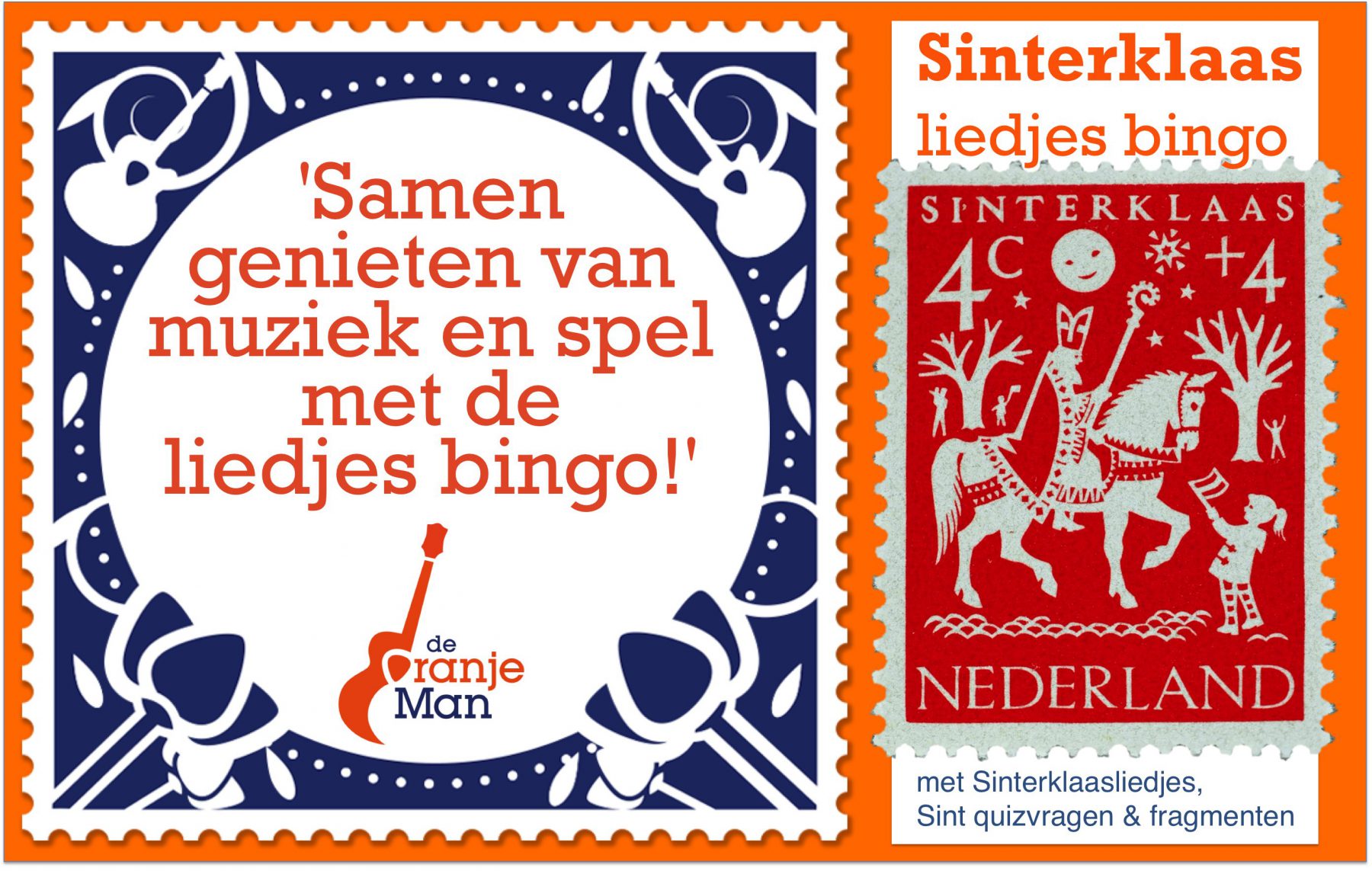 Sinterklaasliedjes Bingo